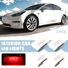 Tesla Model 3 / Y / S / X 4 Pcs Red LED Footwell Lights (2017-2023)