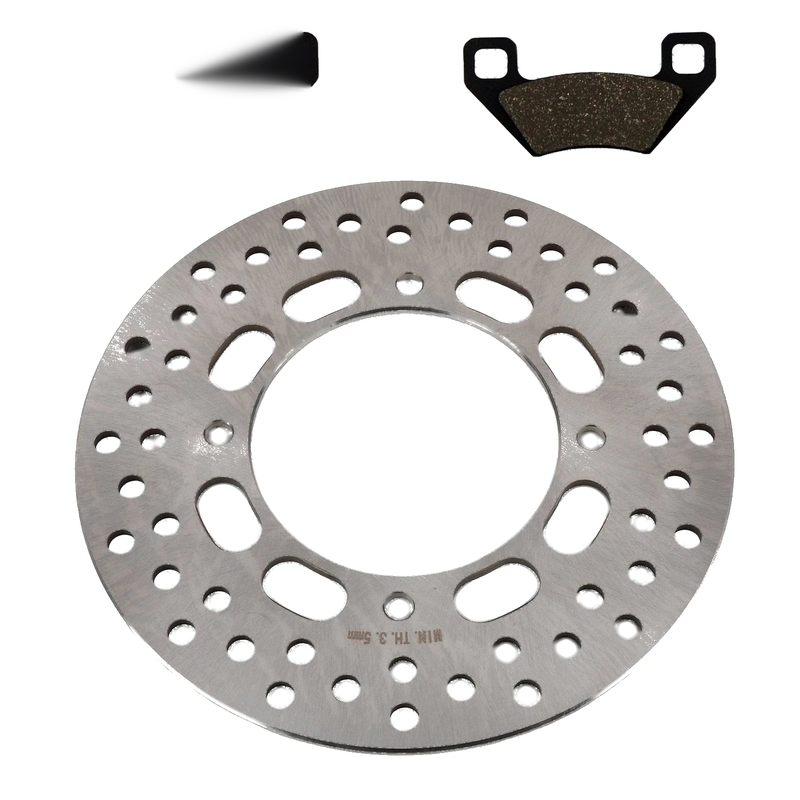 Arctic Cat 366 4x4 2 x Rear Brake Rotor & Semi-Metallic Pads (2008–2011)