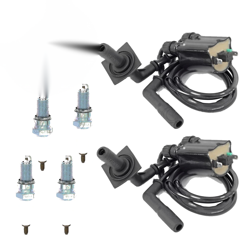 Honda VT1100 Shadow Spirit Ignition Coil Pack & Spark Plug + Cap (1999–2007)