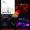 Dodge 1in6 6M RGB LED Car Interior Ambient Light Strips