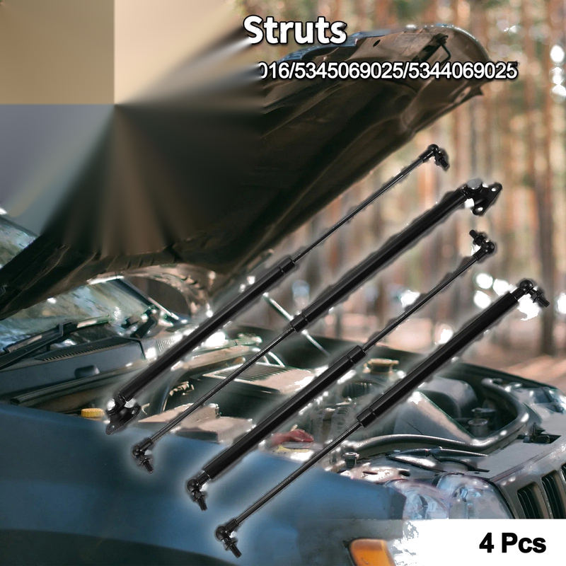 Toyota Land Cruiser Front Hood and Rear Hatch Lift Supports Struts