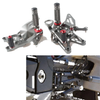 BMW S1000RR (2009-2014) - Grey 2 x Rear Sets Rearset Foot Pegs