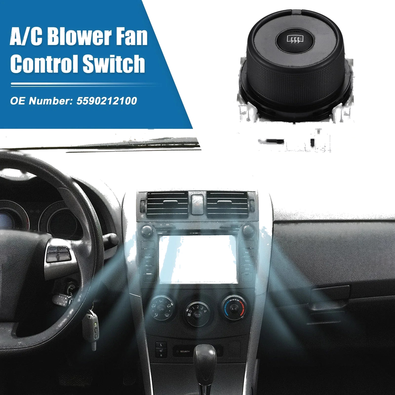 Toyota Corolla XRS A/C Blower Fan Control Switch (2009–2013)