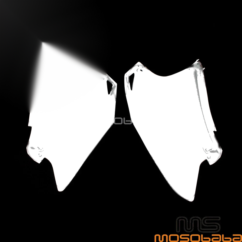 Honda CRF230F CRF150F White Rear Fender Side Cover Panels (2003-2023)