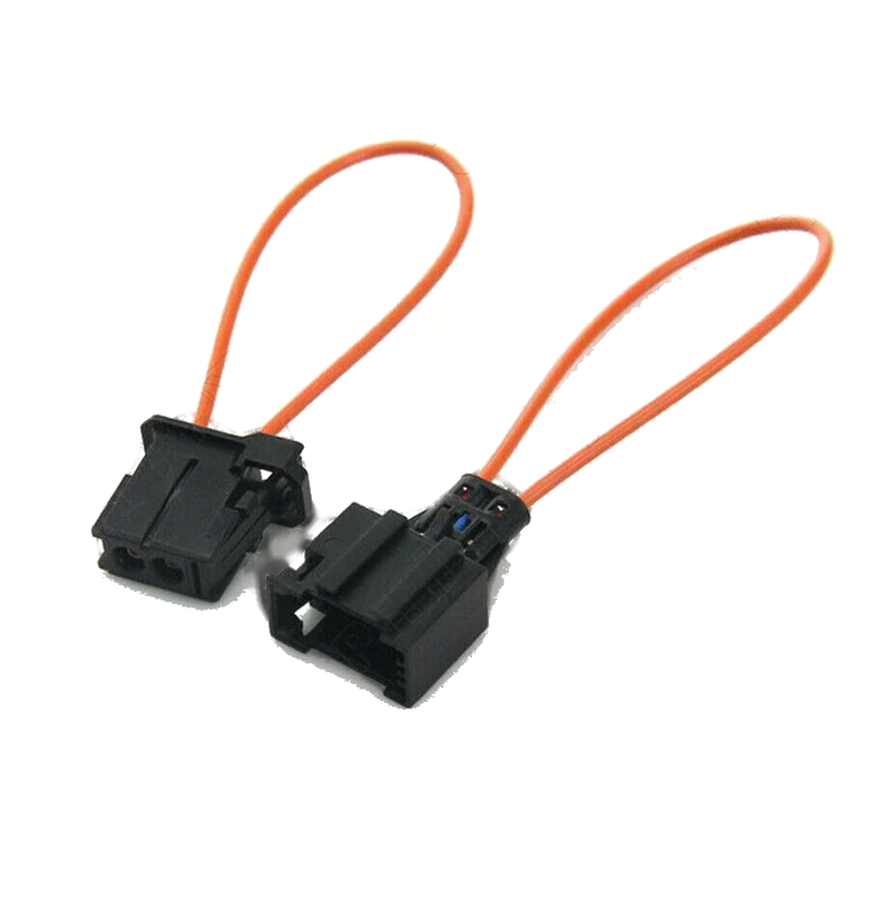 MOST System Diagnostic Fiber Optic Bypass Car Male & Female Plug Adapter