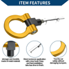 Honda S2000 Metal Tow Hook Ring 20.4cm (2000-2009)