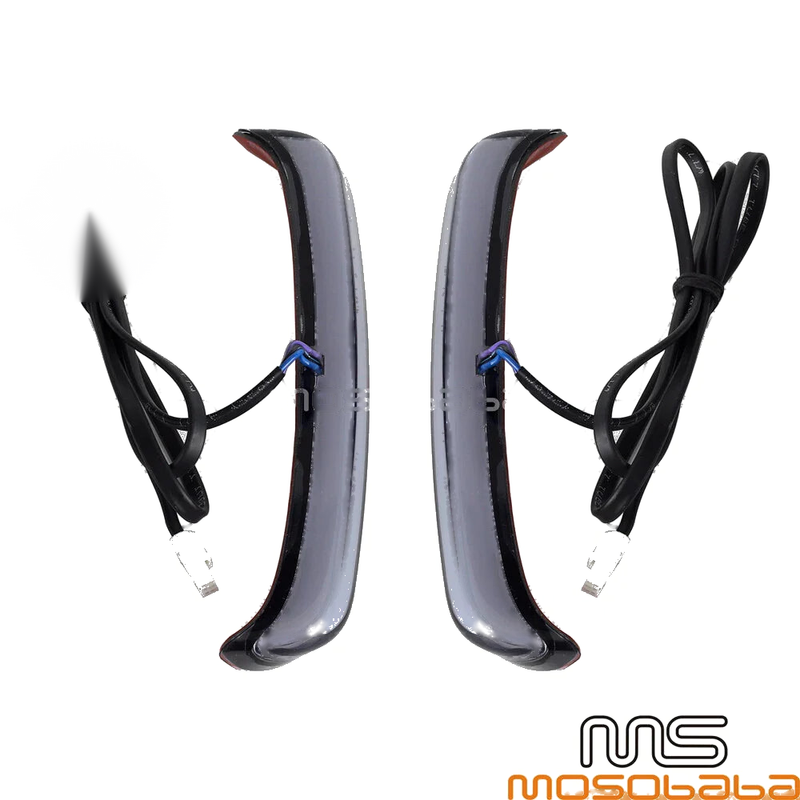 Harley Touring Street Glide Road Glide LED Saddlebag Brake Accent Lights (14-23)