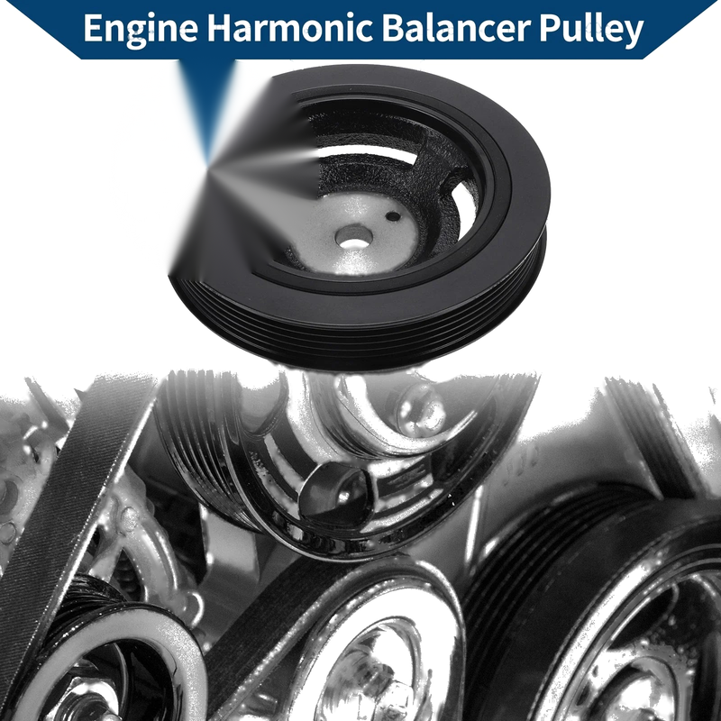 Hyundai Santa Harmonic Balancer Crank Pulley (2006-2010)