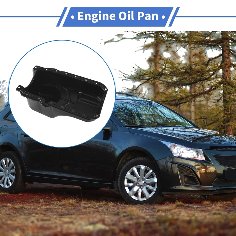 Chevrolet Astro Iron Black 1 Pcs Engine Oil Pan (1986-1995)