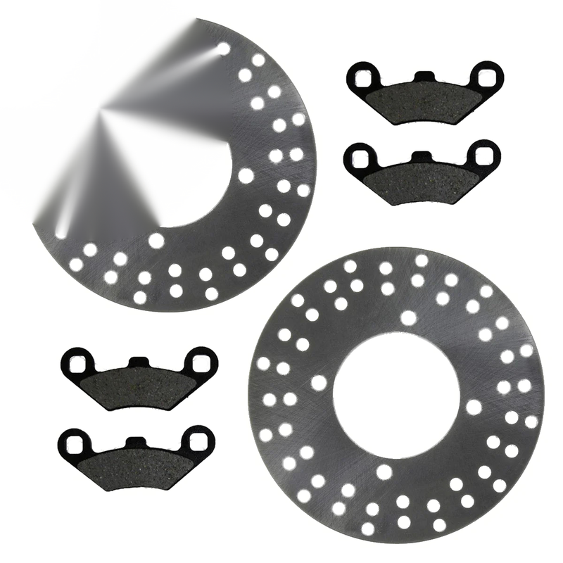 Polaris ATVs 2 x Front Disc Brake Rotors & Pads (1990–1999)