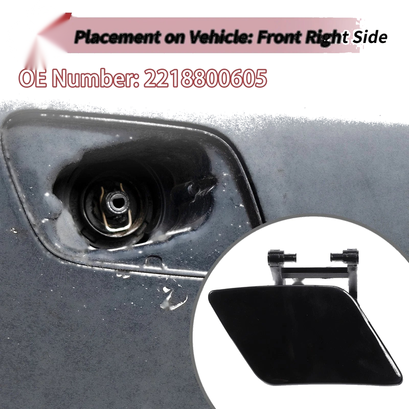 Mercedes-Benz W221 Front Right Side Bumper Headlight Washer Nozzle Cover