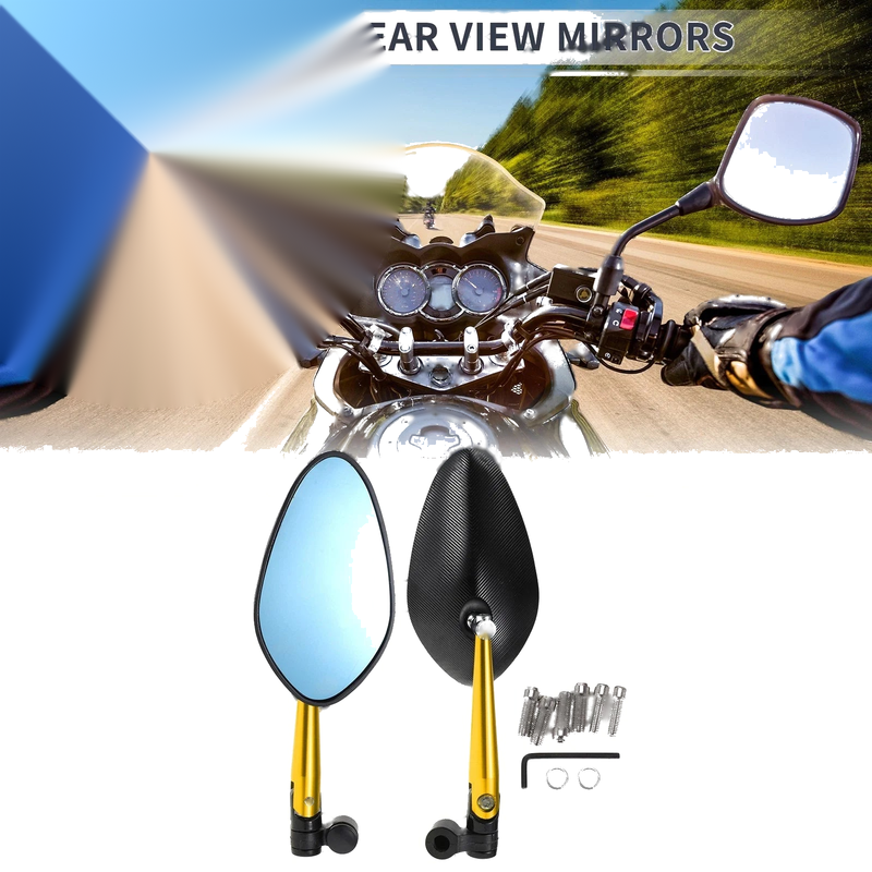Motorcycle M8/M10 Rear View Mirror Handlebar Mirror