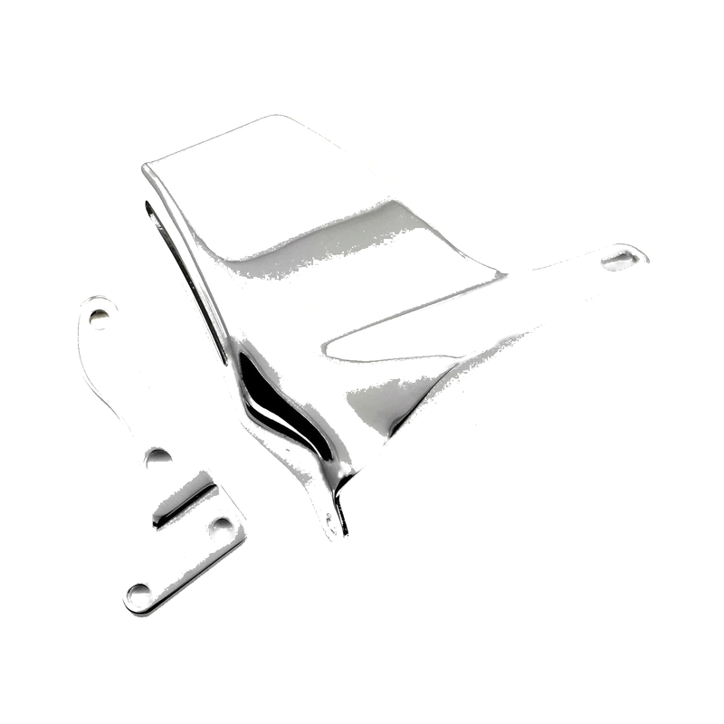 Chevy SB Long Water Pump Chrome Alternator Bracket