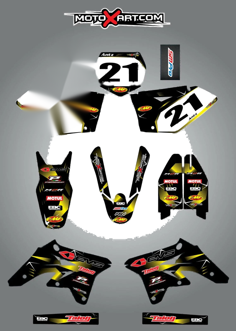 Suzuki RMZ 250 AUSSIE PRIDE Custom Graphic Kit (2007-2009)