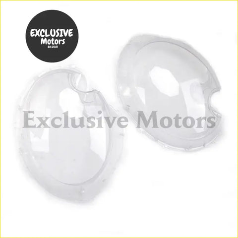 Clear plastic headlight covers for mini r56 cooper 2009-2013 designed to protect and enhance car headlights