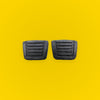 Clutch Brake Pedal Pad x2 for Nissan Datsun Bluebird 510 1600 SSS