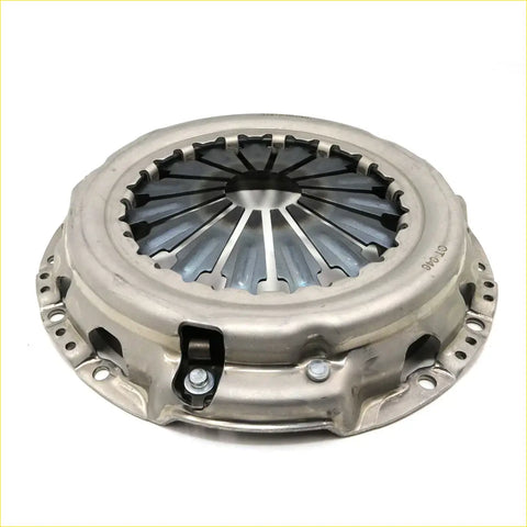 Silver metallic clutch pressure plate with radial fins and bolt holes for toyota hilux kun15 champ 2004-2016
