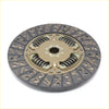 Black clutch disc assembly with gold metal hub and coil springs featuring textured surface for toyota hilux kun25 champ