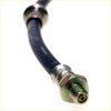 Black rubber clutch hose line with metallic threaded fittings for mazda bravo b series b2500 b2600 proceed fd