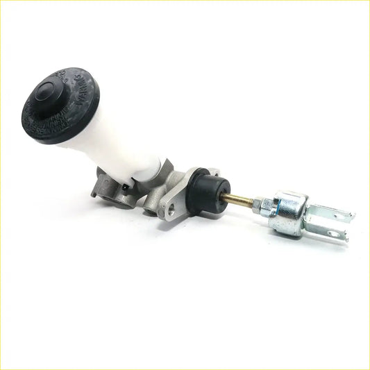 Clutch master cylinder for toyota hilux double cab 1997-2005 white plastic reservoir with black cap and metal bracket