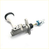 Silver metallic clutch master cylinder with white reservoir and black cap for Toyota Hilux KDN145 KDN150 KDN165 LN165