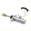 Silver-colored metal clutch master cylinder with white reservoir and black seals for toyota hilux ln85 ln90 ln100 ln106 ln109