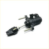 Black plastic and metal clutch master cylinder with ribbed housing and threaded bolts for toyota hilux revo 2015-2023