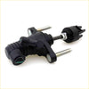 Black plastic clutch master cylinder with metallic threaded rods and silver nut for toyota hilux ute 2004-2016