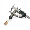 Gray metallic clutch master cylinder with black rubber boot and brass mount for toyota hilux ute 1979-1983
