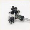Black plastic clutch master cylinder with threaded connections measured 32.5 mm width for toyota hilux champ 2004-2016