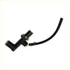 Black rubber clutch master cylinder hose with metallic fitting and brass end cap for mazda 6 wagon gy series 2002-2008