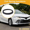 Black rubber coil spring insulator for Toyota Highlander 2001-2023 automotive use shown from the back side