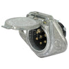 Cole Hersee Trailer Socket 7-Pin Round Small Metal (Box