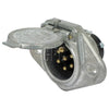 Cole Hersee Trailer Socket 7-Pin Round Large Metal (Box