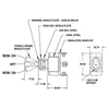 Cole Hersee Toggle Switch MOM On/Off/MOM On Spdt Rated
