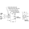 Cole Hersee Toggle Switch Dpdt MOM On/Off/MOM On Screw