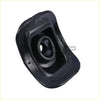 Black rubber column transmission shifter lever boot with central and side mounting holes for gm truck suv van