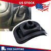 Black rubber column transmission shifter lever boot cover for gm truck suv van 1999 to 2009 shown from back side