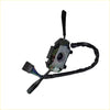 Black plastic and metal right hand combination indicator stalk switch with wiring harness for mitsubishi steering wheel
