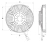 Comex Europe 16" Electric Fan 12V Puller EFX5534