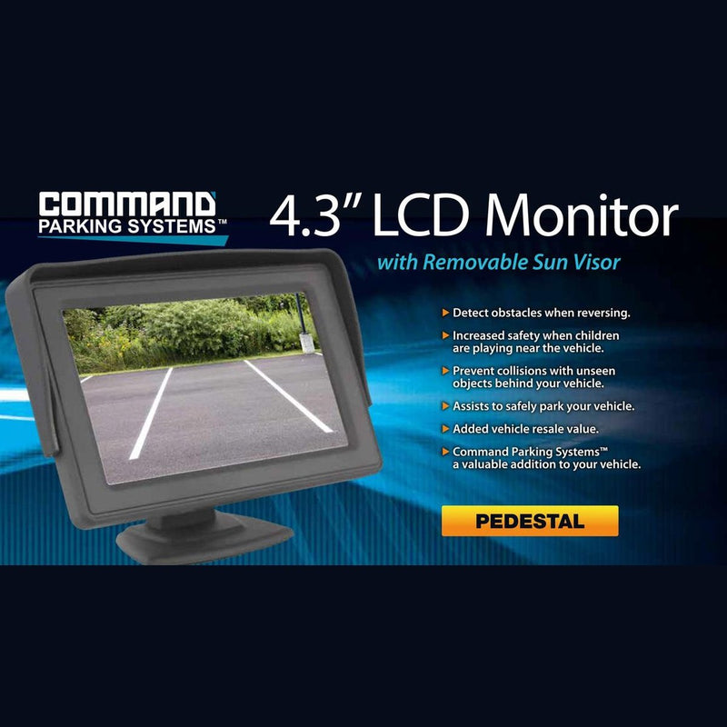 Rear View Reverse 4.3" Monitor Pedestal Mount - 91CMDS43S
