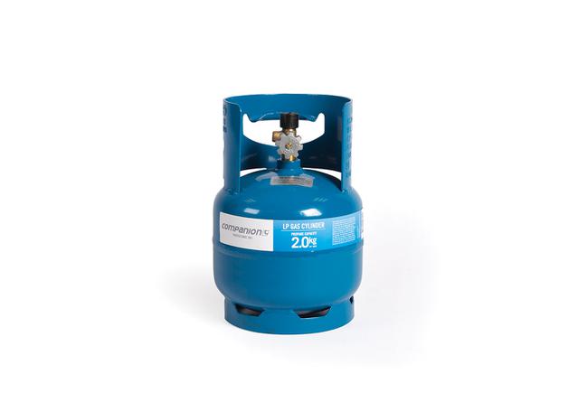 Companion Outdoor Camping Refillable Gas Cylinder 3/8 LH