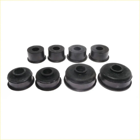 Set of black rubber bushings for complete cabin mounting for toyota hilux n30 ln40 rn42 rn46 1978-1983 suspension