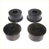 Black rubber complete cabin mounting bushings with central hole and flared edges for toyota hilux 1978-1983