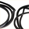 Black rubber weather stripping seals from a complete 4-piece set for toyota hilux 1st gen rn10 1968-1972