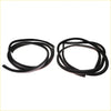 Complete weatherstrip 4-piece set black rubber seals for toyota hilux 1st gen rn10 1968-1972 back side view