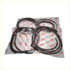 Black rubber weatherstripping seals in a clear plastic bag with toyota branding for hilux 1st gen rn10 1968-1972