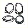 Black rubber automotive window seal strips for complete weatherstrip fitment on mitsubishi triton dodge ram 50 and l200 express