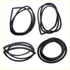 Black rubber weatherstrip for mitsubishi triton dodge ram 50 l200 express with reinforced edges and green tabs inside