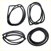 Black rubber weatherstrip seal for mitsubishi triton l200 express dodge with flexible silicone texture and colored tabs